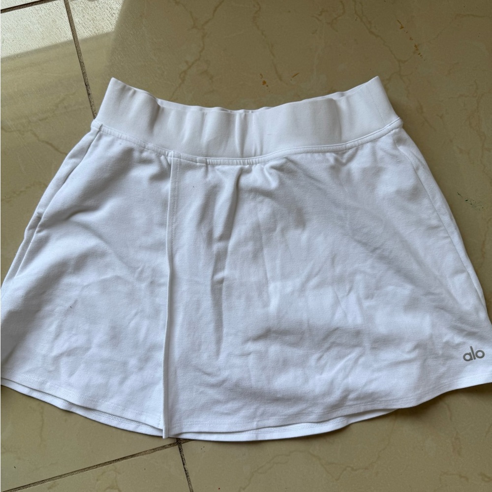 Alo White Tennis Skirt